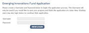 Fund Application Login