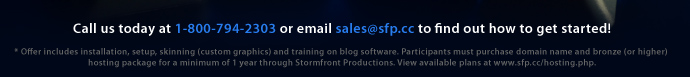 Email us today at sales@sfp.cc to find out how to get started!